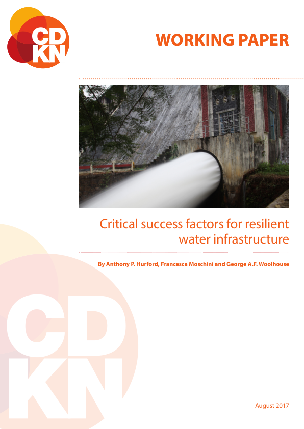 Critical Success Factors for Resilient Water Infrastructure