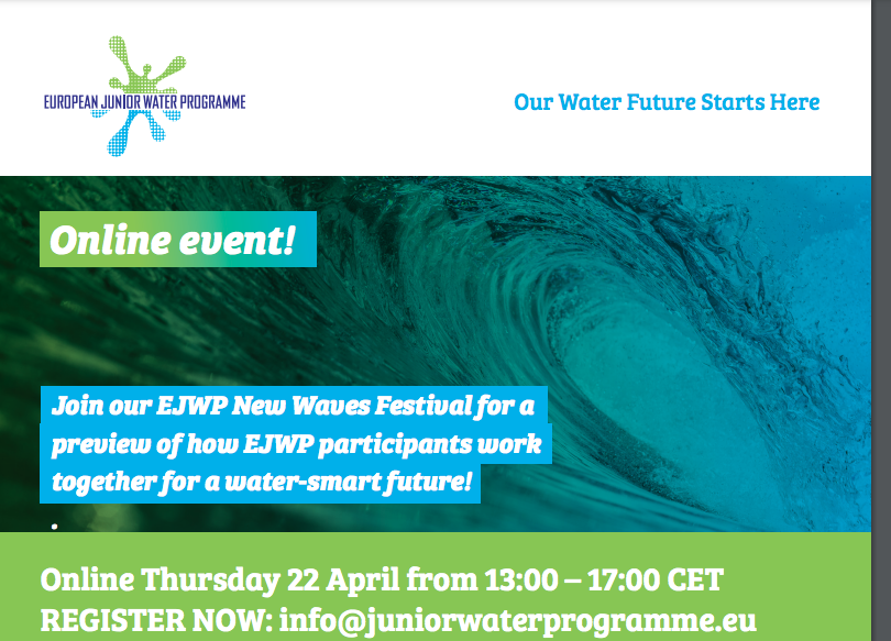 It is our pleasure deliver this monthly newsletter to you, so we can surf the waves of innovation together in the water sector. Sharing the EJWP...